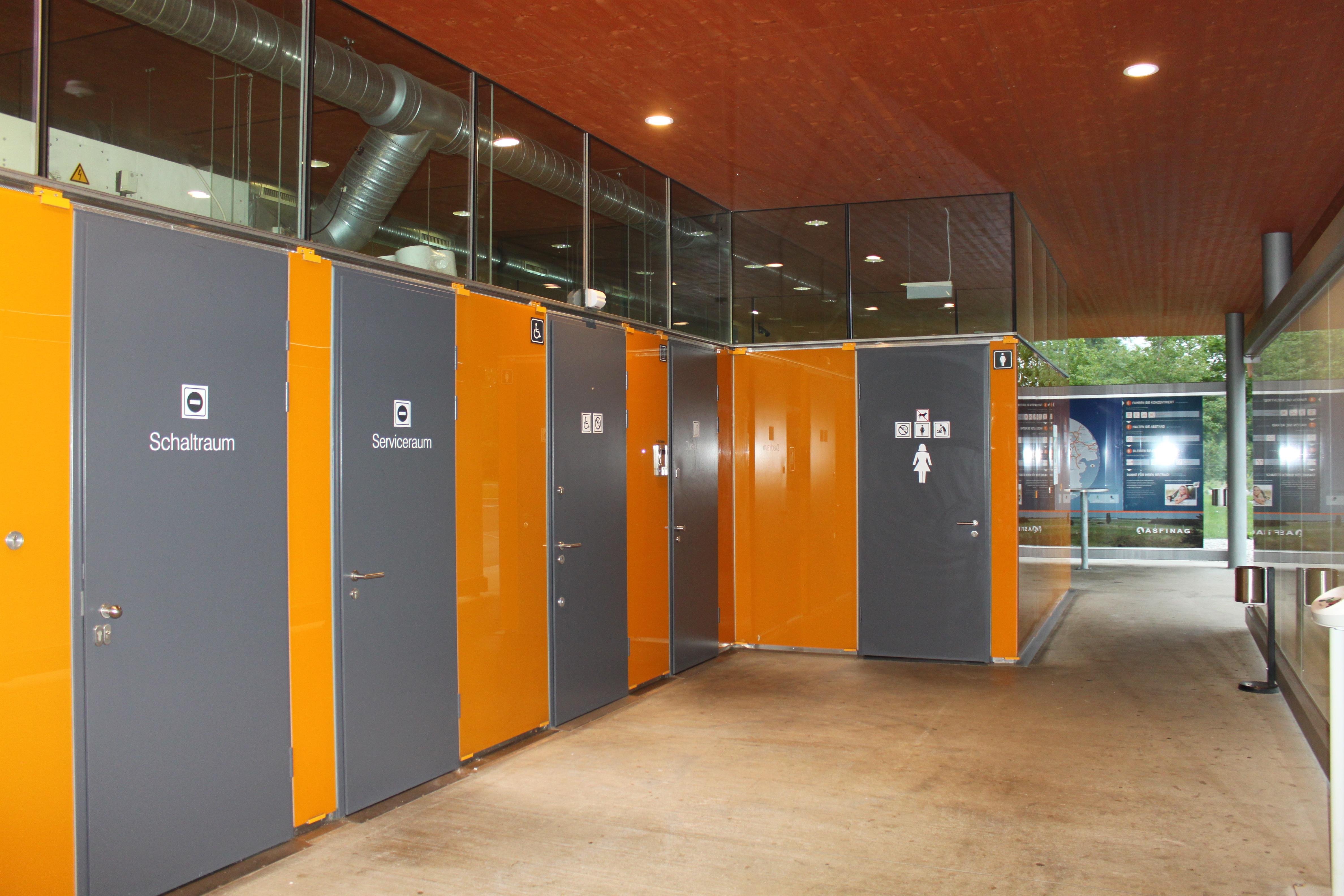 Rastplatz Toilettenanlagen