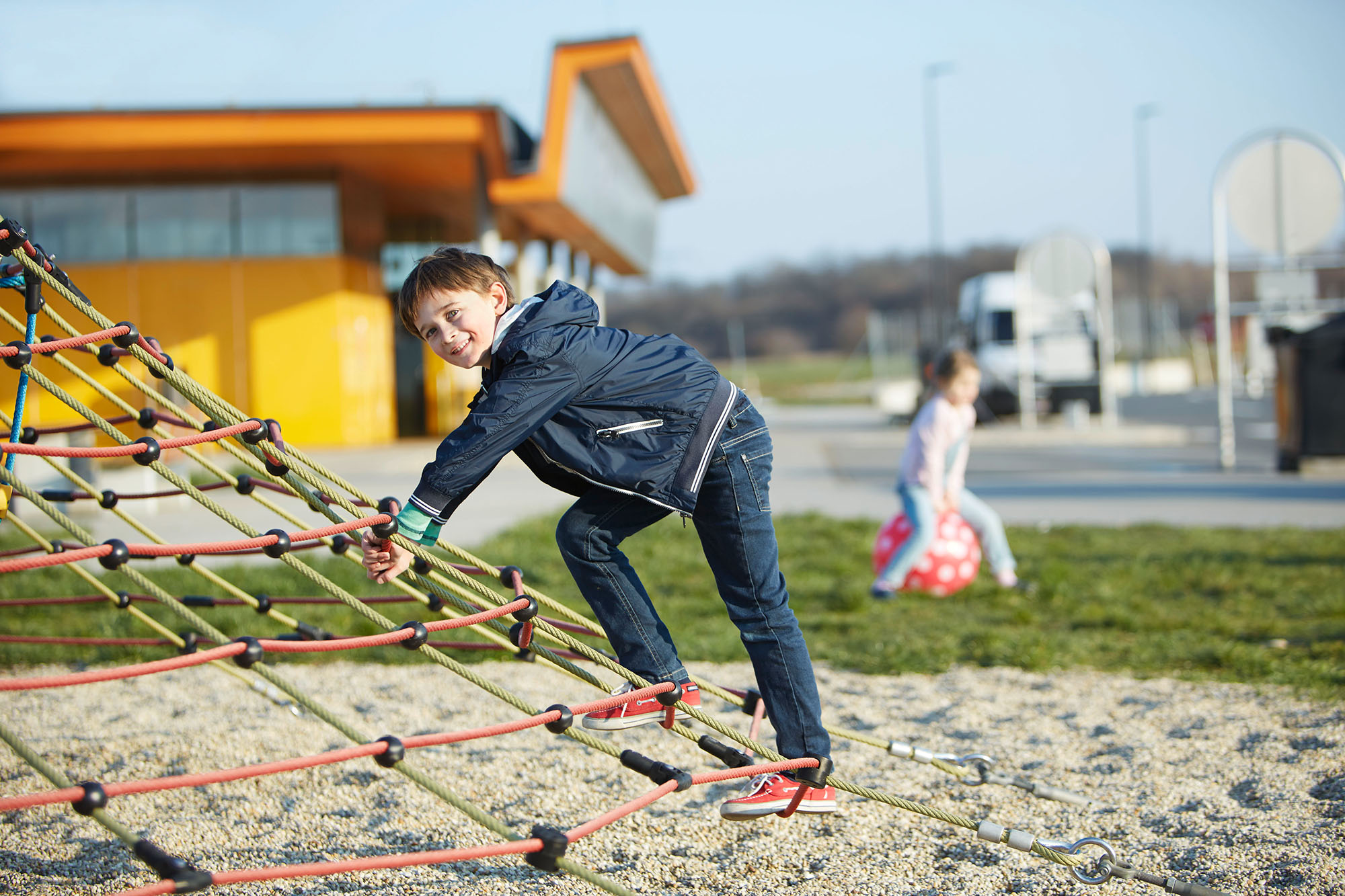 Kinderspielplatz auf ausgewählten ASFINAG Rastplätzen