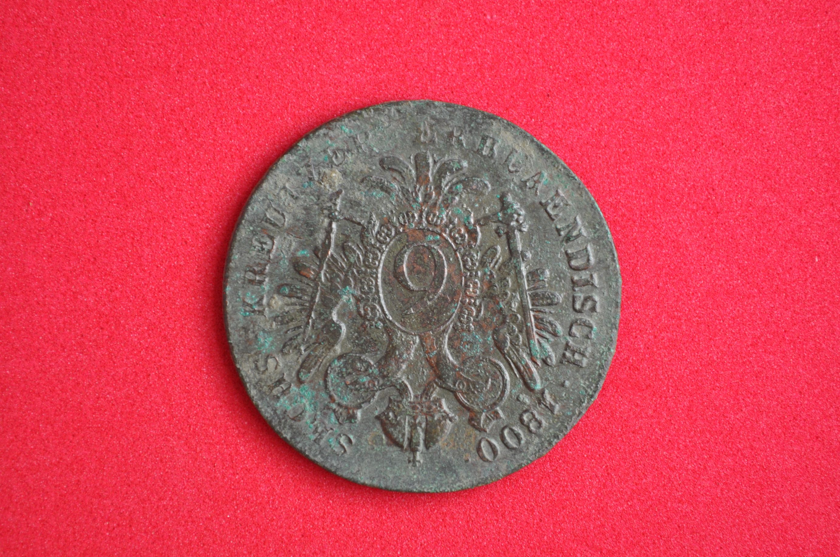 Österreichische Silbermünze, 6 Kreuzer, 1800